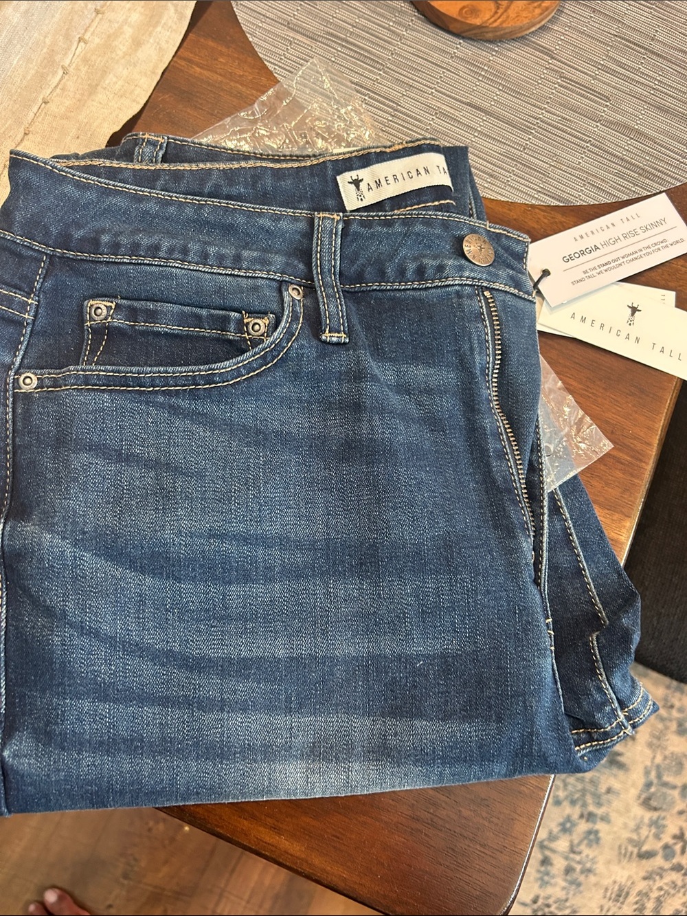 American Tall Georgia High-Rise Skinny Jeans - Indigo Wash